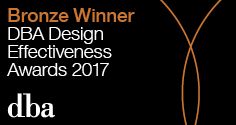 DBA Design Effectiveness Award Bronze Winner 2017