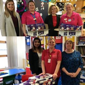 Wilson Browne Solicitors wanted donated 100 chocoloate boxes to two local hospitals