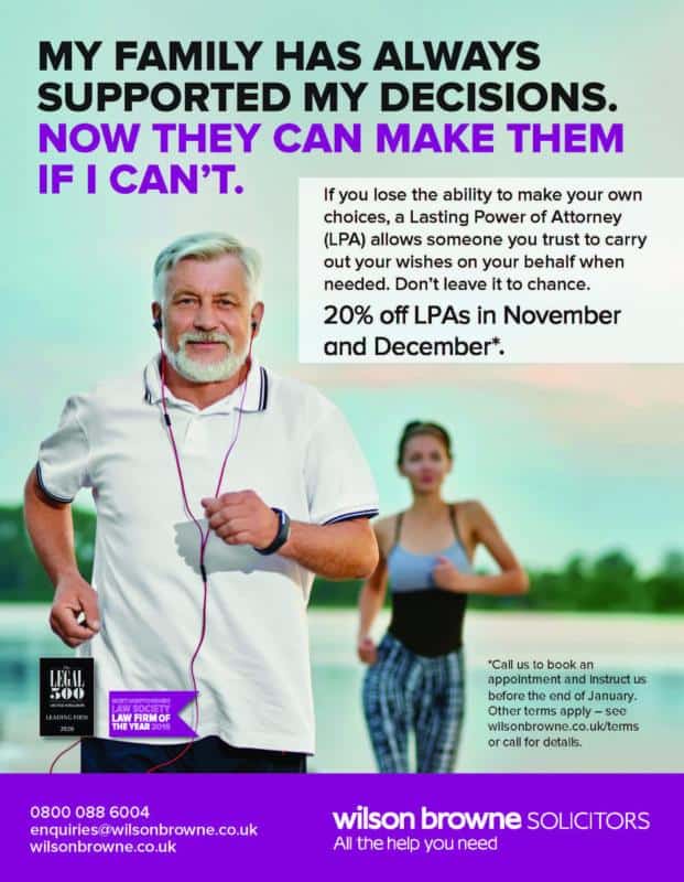 20% off LPAs in November and December