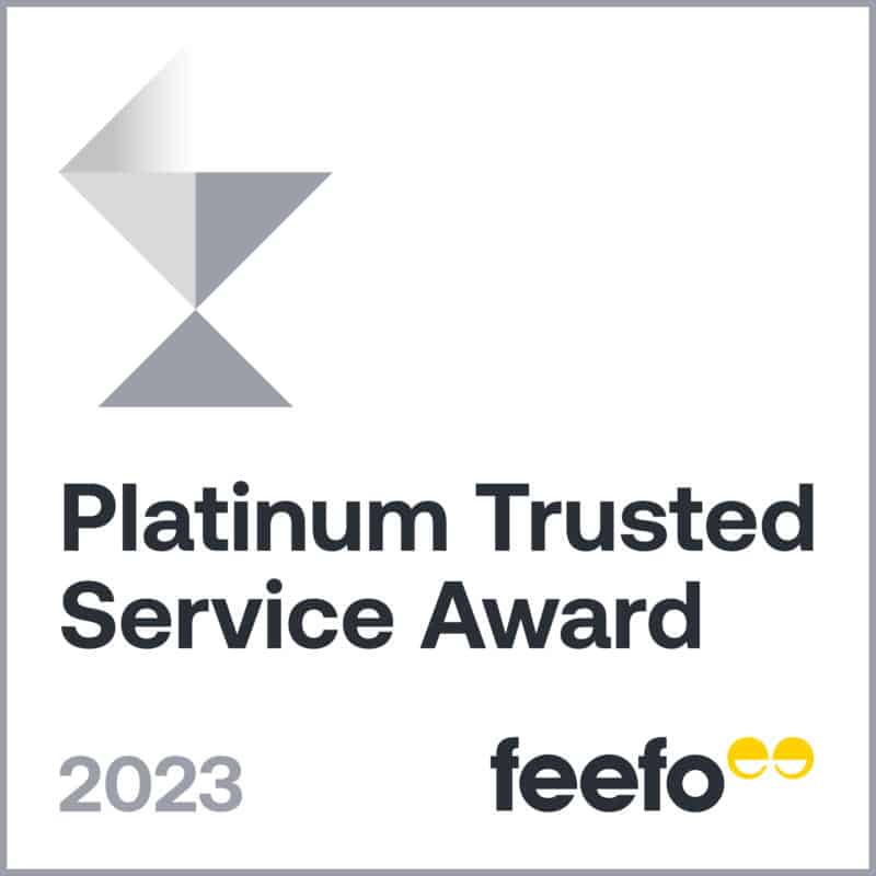 Platinum Trusted Service Award