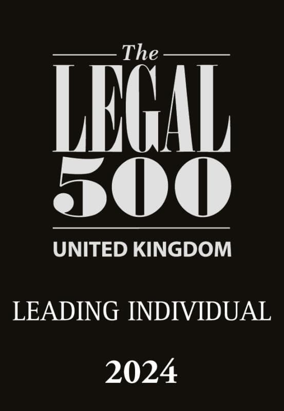 Leading individual 2024 The Legal 500 UK