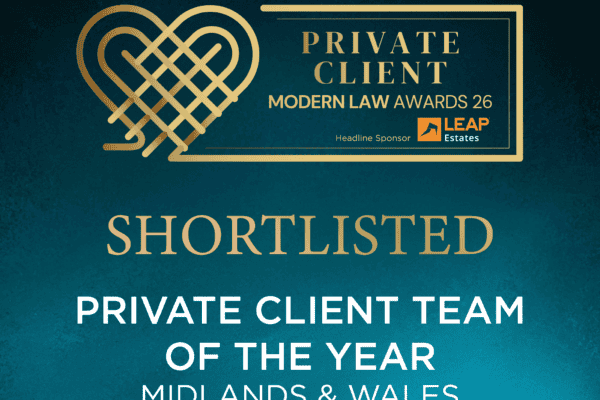 Triple Shortlisting at the Modern Law Private Client Awards 2026